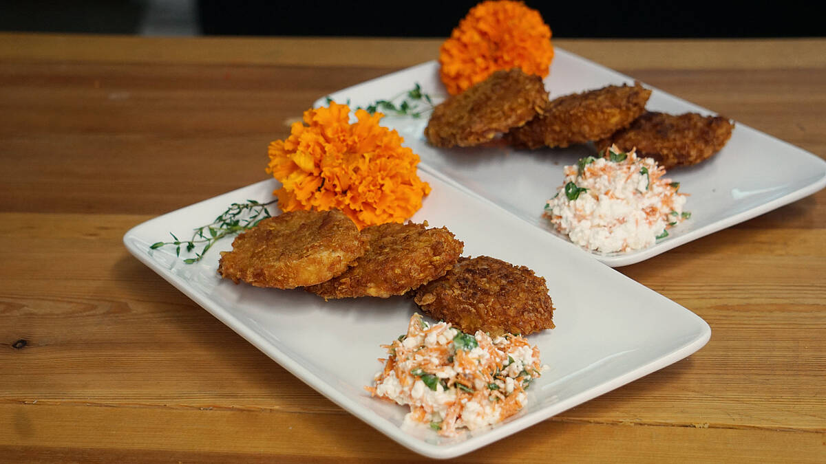Knuspriges Kohlrabi-Schnitzel